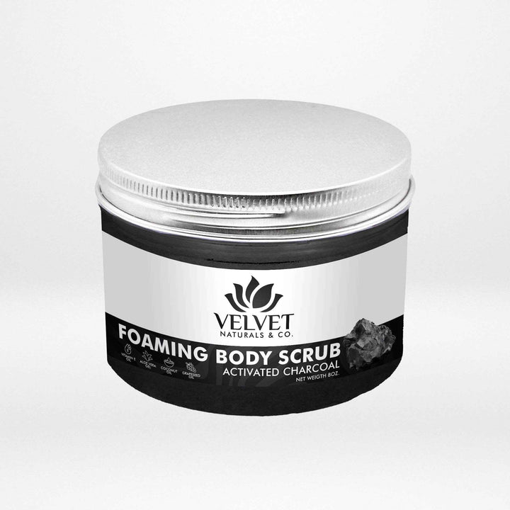 Activated Charcoal • Foaming Body Scrub