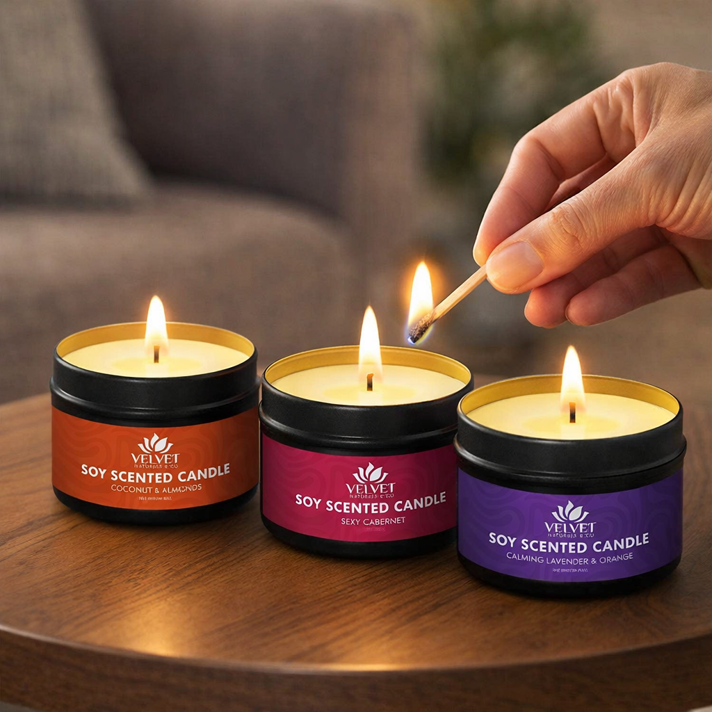 Bundle Velas Aromáticas 4oz • 3 Pack
