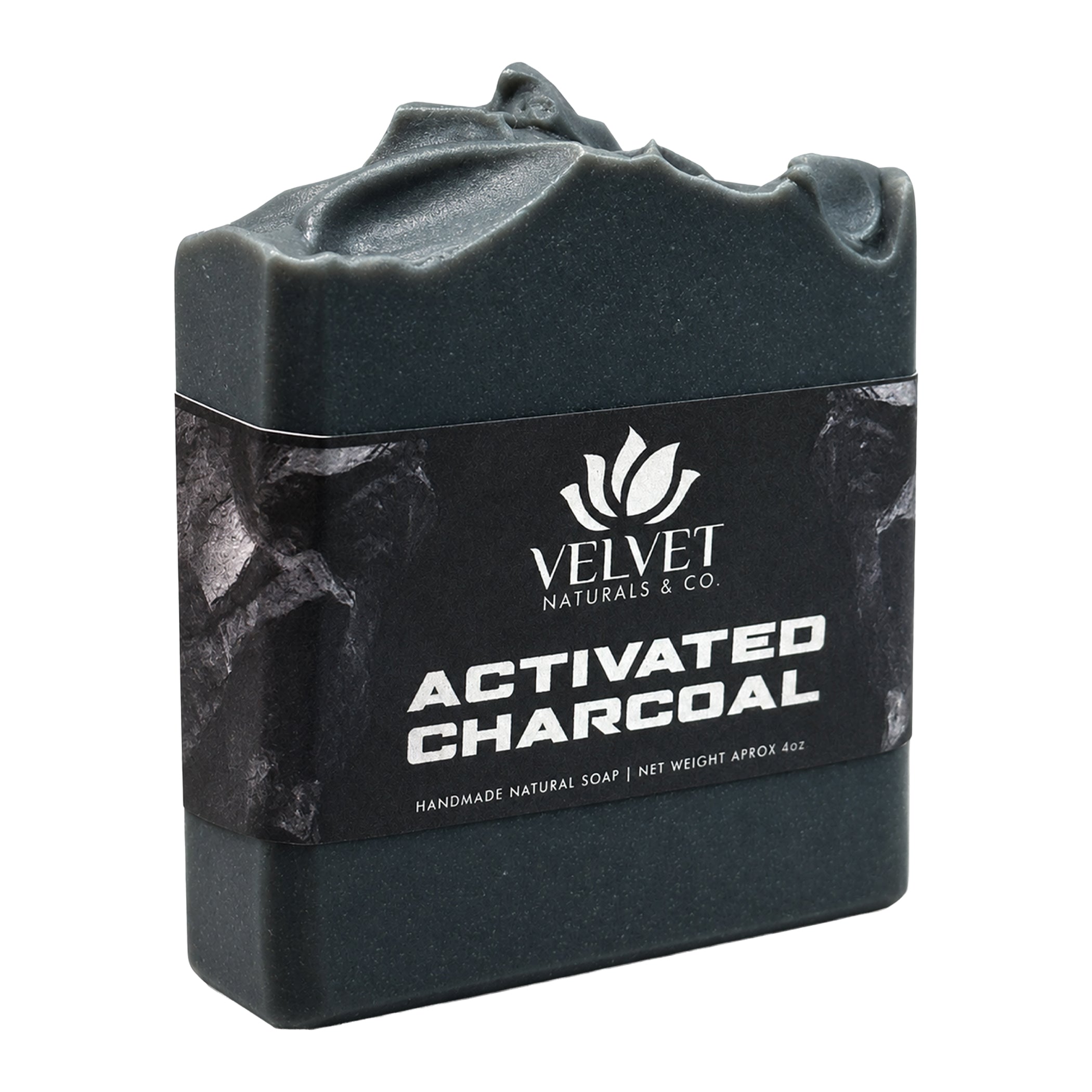 Jabón artesanal Activated Charcoal con carbón activado hecho en Puerto Rico