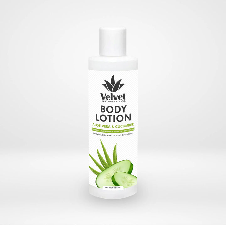 Aloe Vera & Cucumber • Body Lotion - Velvet Naturals & Co.