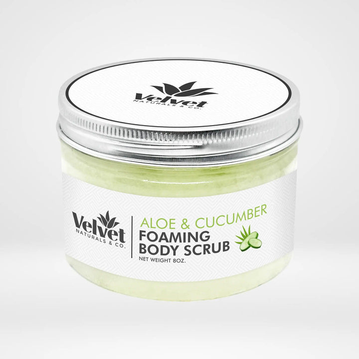 Aloe Vera & Cucumber • Scrub Corporal Foaming - Velvet Naturals & Co.