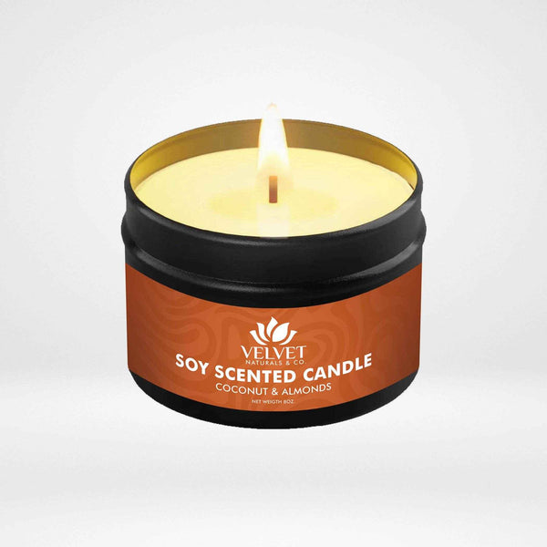Coconut & Almonds • Soy Wax Candle