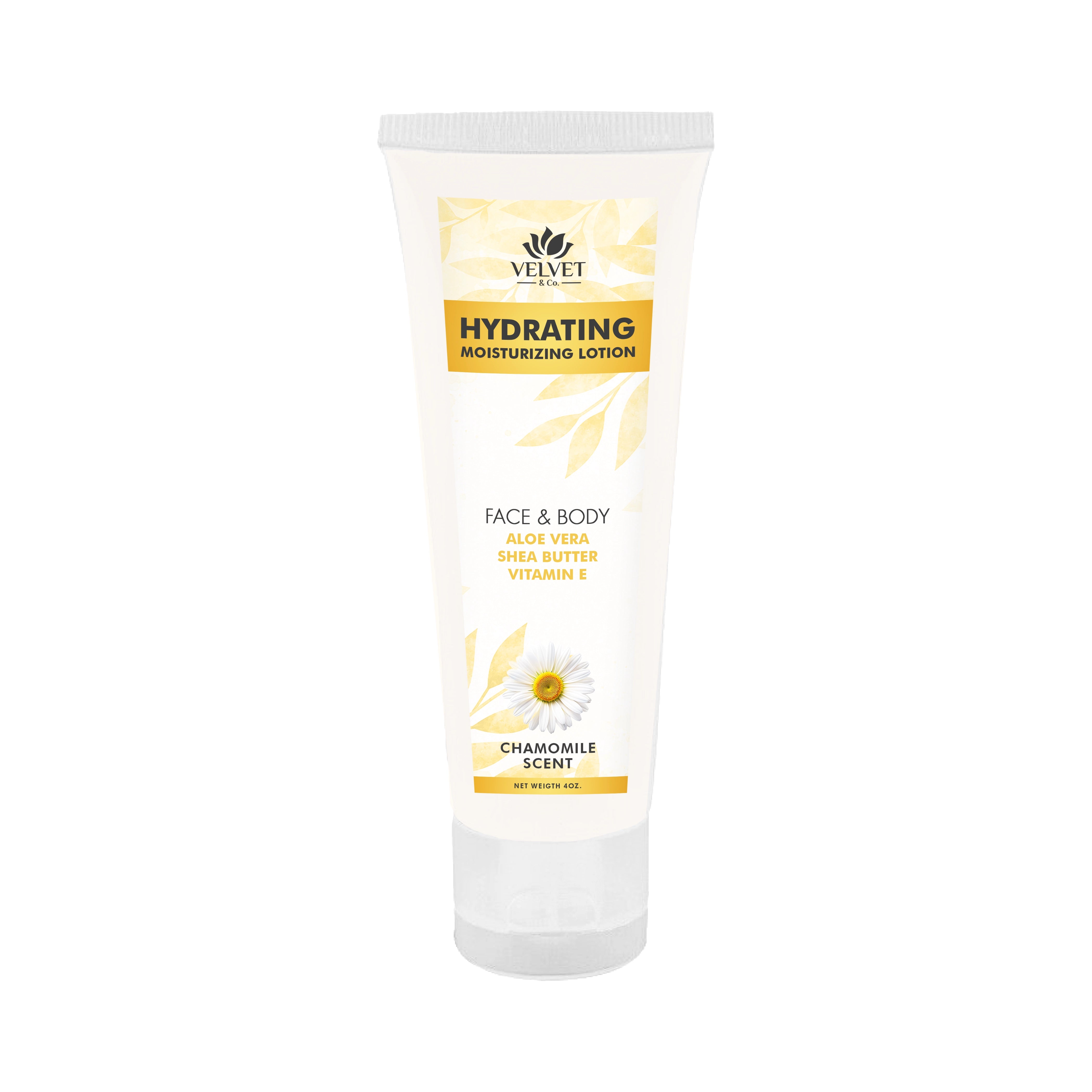 Loción Chamomile 4 oz de Velvet & Co. artesanal para cuidado diario
