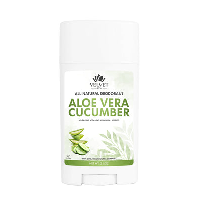 Aloe Vera + Cucumber 2.5oz • Desodorante Natural