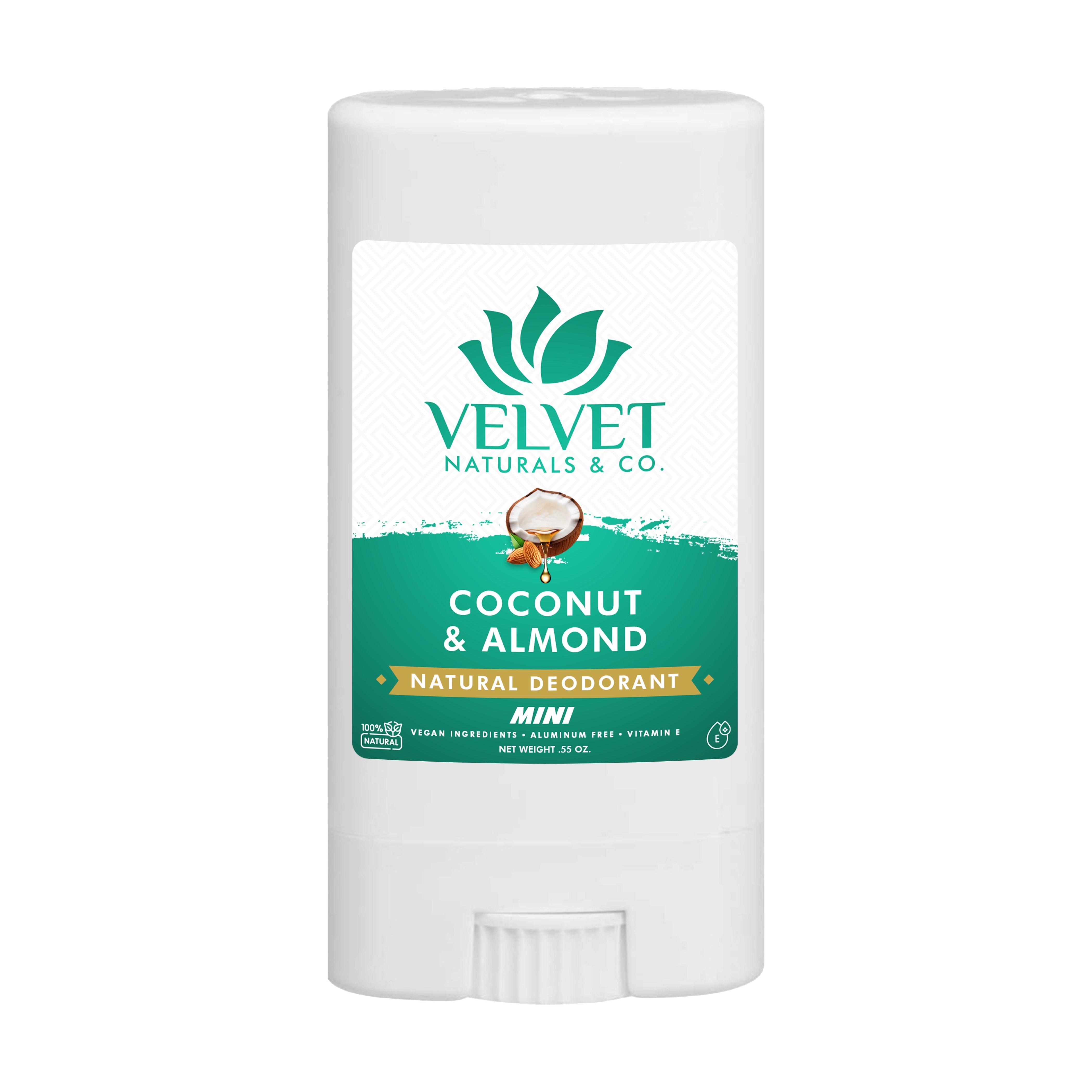 Mini Natural Deodorant .55oz • Coconut + Almonds