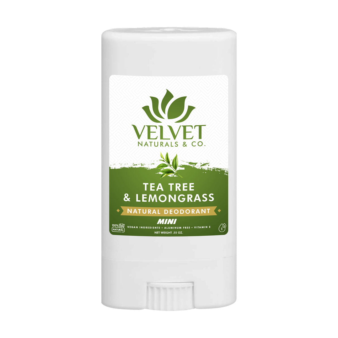 Desodorante Natural Mini 0.55 oz • Tea Tree + Lemongrass