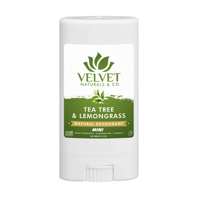 Desodorante Natural Mini 0.55 oz • Tea Tree + Lemongrass
