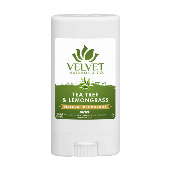 Desodorante Natural Mini 0.55 oz • Tea Tree + Lemongrass