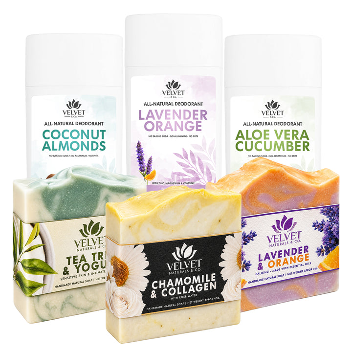 Bundle de jabón artesanal y desodorante natural Velvet & Co.