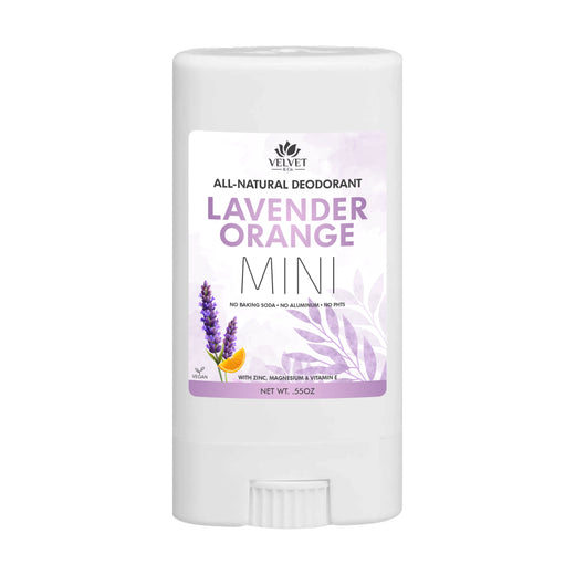 Mini desodorante natural Lavender + Orange · 0.55 oz
