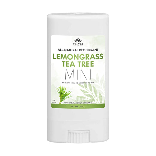 Mini desodorante natural Tea Tree + Lemongrass · 0.55 oz