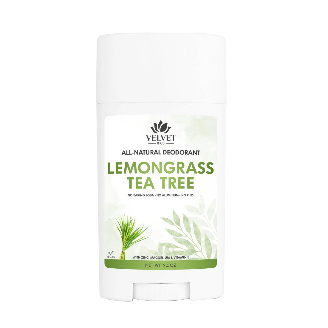 Tea Tree + Lemongras 2.5 oz • Desodorante Natural