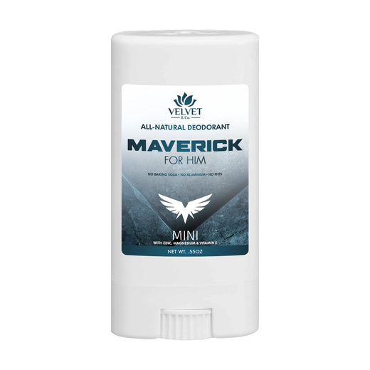 Mini desodorante natural Maverick para hombre · 0.55 oz