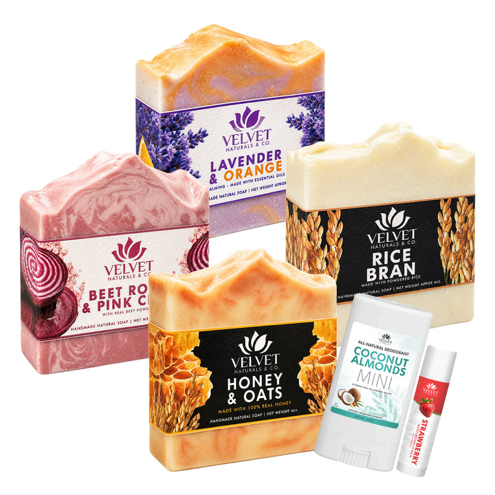 Mega Essentials Bundle de productos esenciales Velvet & Co.