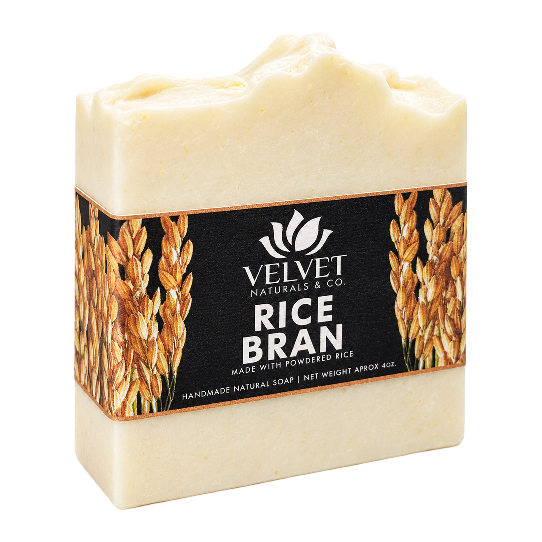 Jabón artesanal Rice Bran de arroz Velvet & Co.