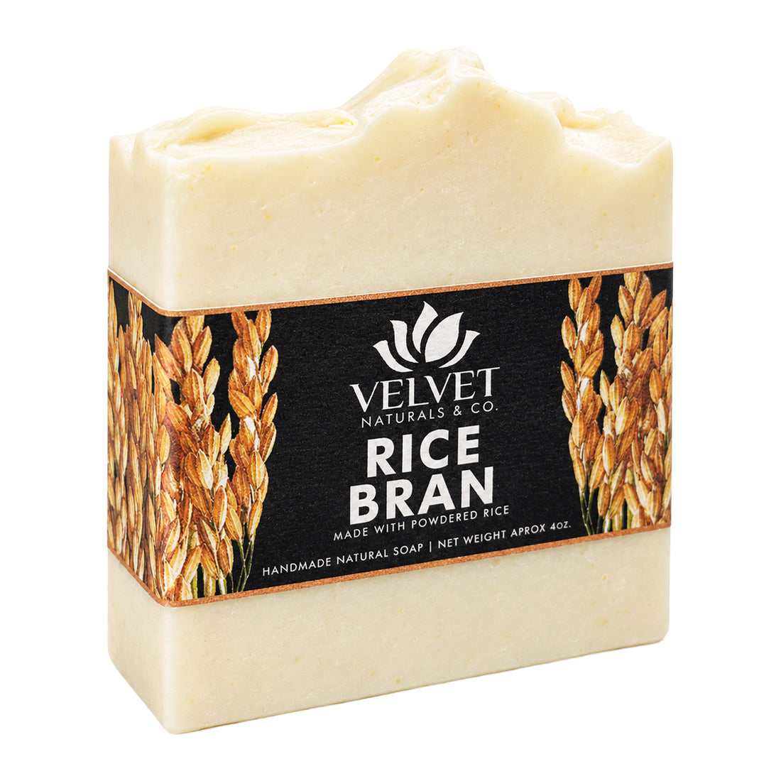Jabón artesanal Rice Bran de arroz Velvet & Co.