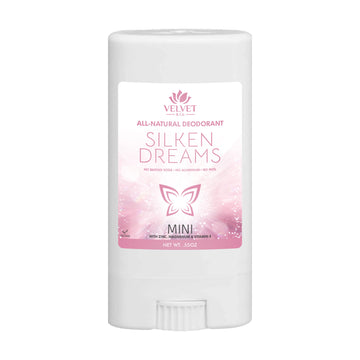 Mini desodorante natural Silken Dreams para mujer · 0.55 oz