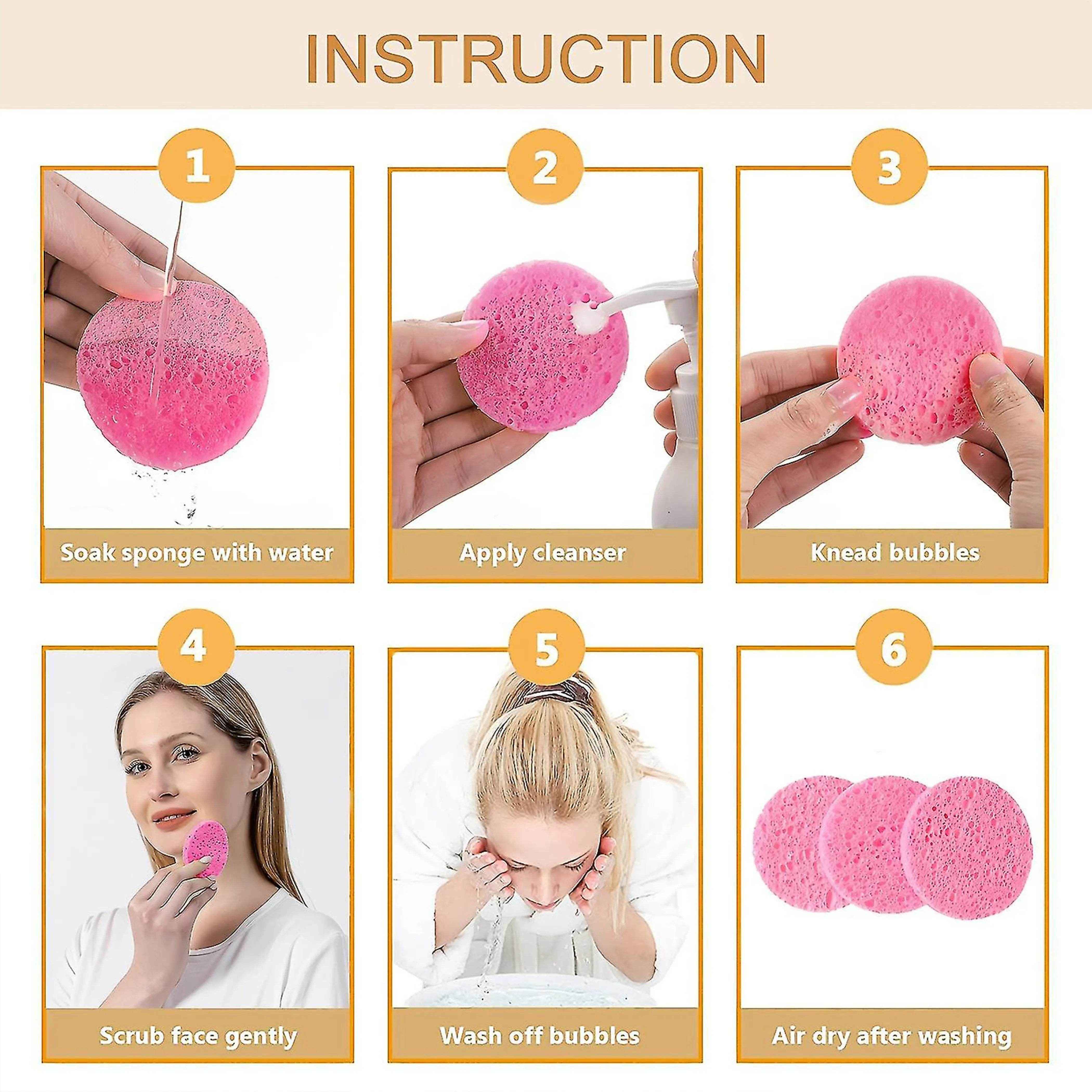 Round Face Sponges • 10 Pack