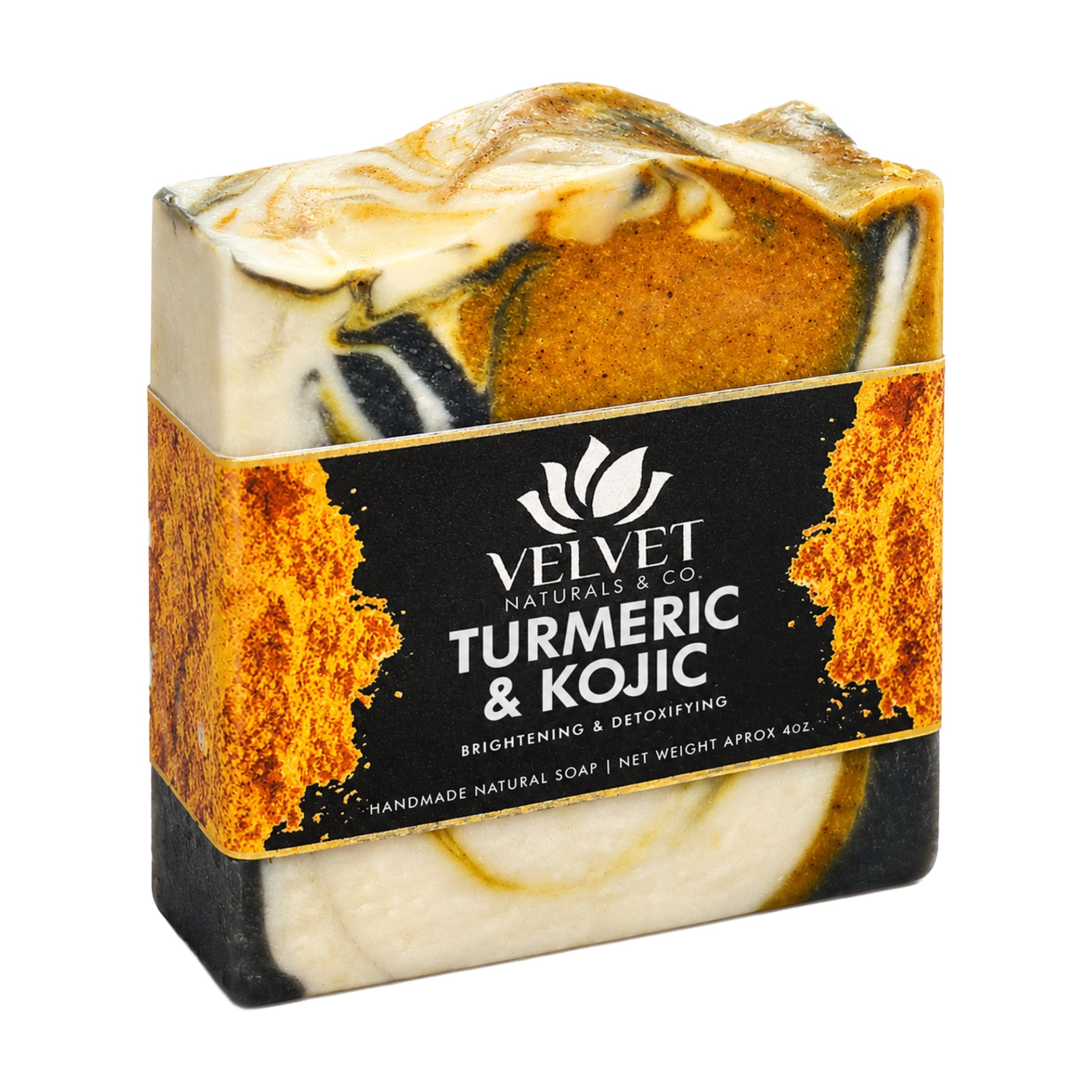 Jabón artesanal Turmeric and Kojic Beauty Bar Velvet & Co.