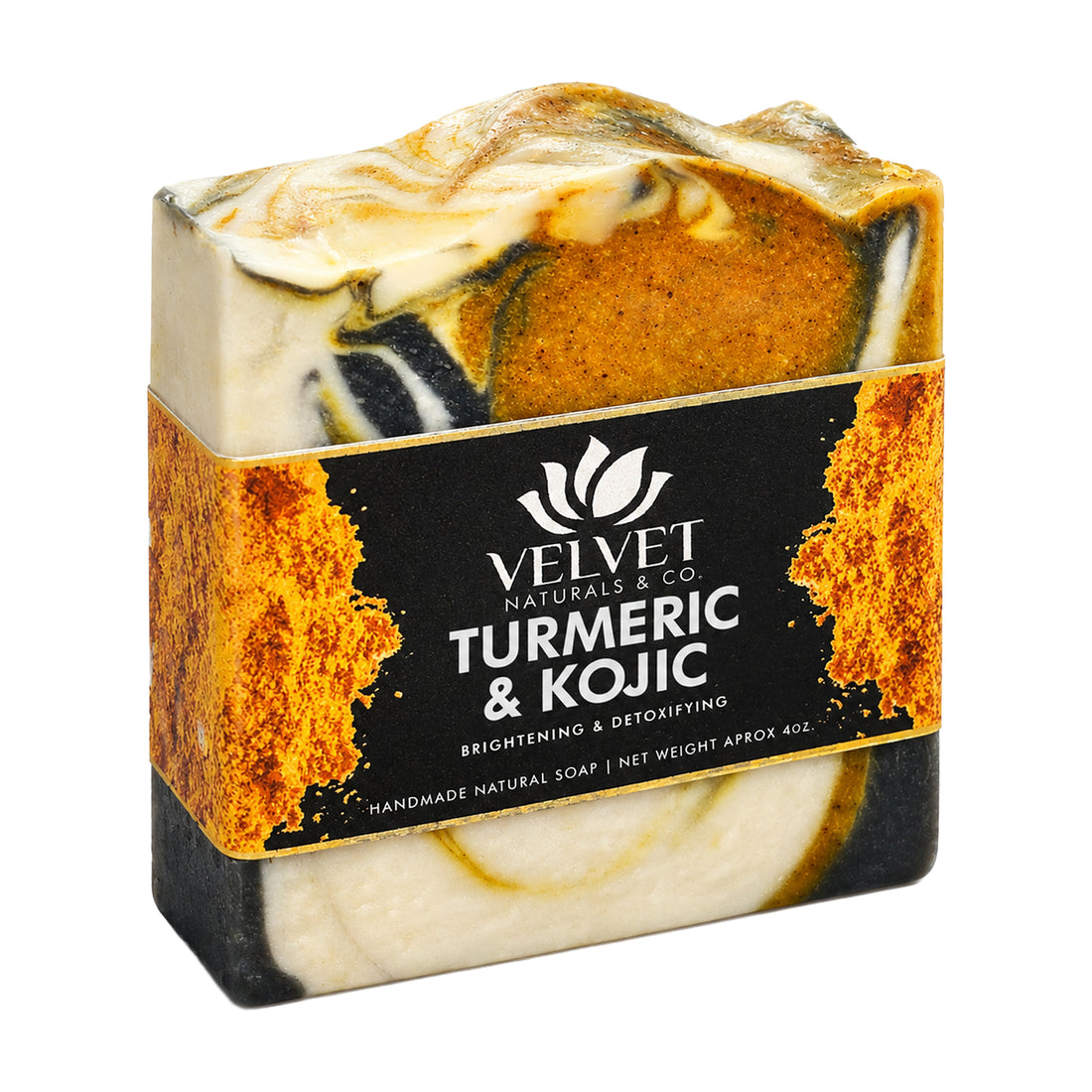 Jabón artesanal Turmeric and Kojic Beauty Bar Velvet & Co.