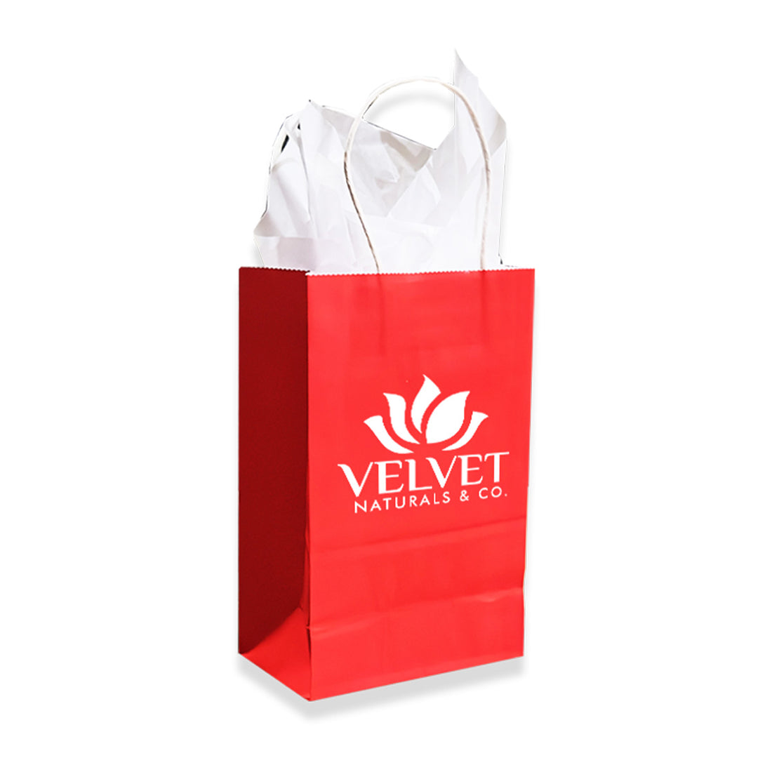Bolsa de regalo con tissue paper Velvet & Co.