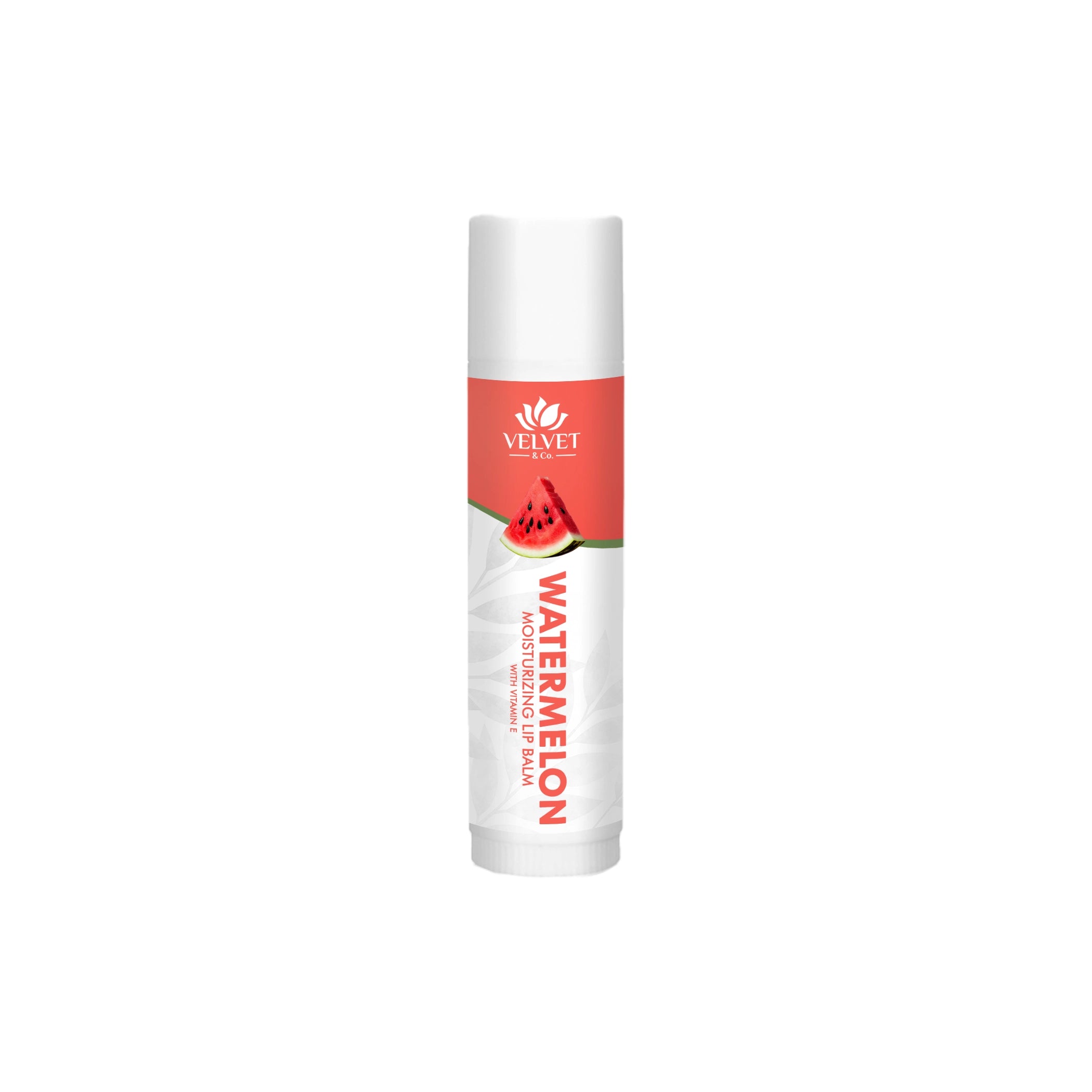 Lip balm Watermelon de Velvet & Co. artesanal con aroma frutal
