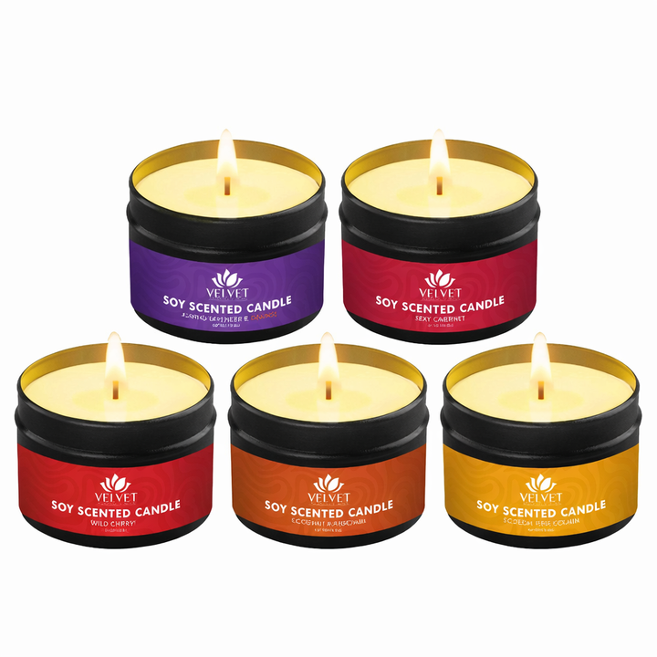 Bundle Velas Aromáticas 4oz •  5 Pack