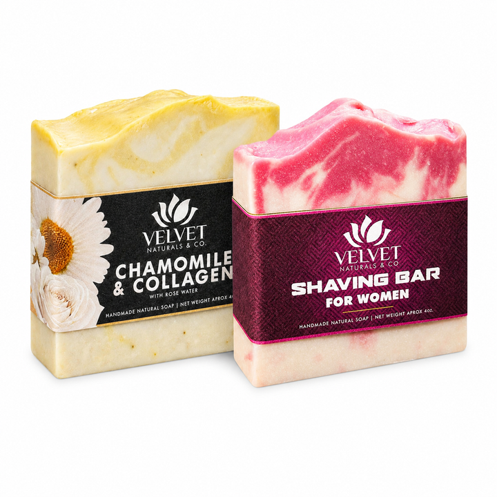 Dúo Para Ella con Chamomile & Collagen y Shaving Bar for Her