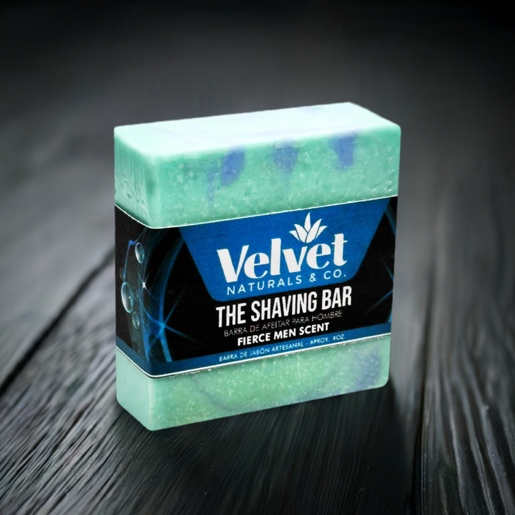 The Shaving Bar for Men • Barra de Afeitar - Velvet Naturals & Co.