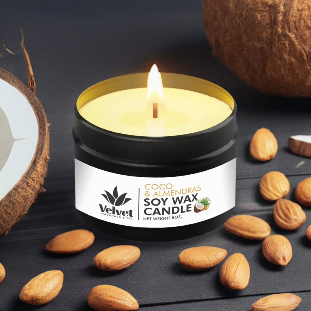 Vela • Coco & Almendras - Velvet Naturals & Co.