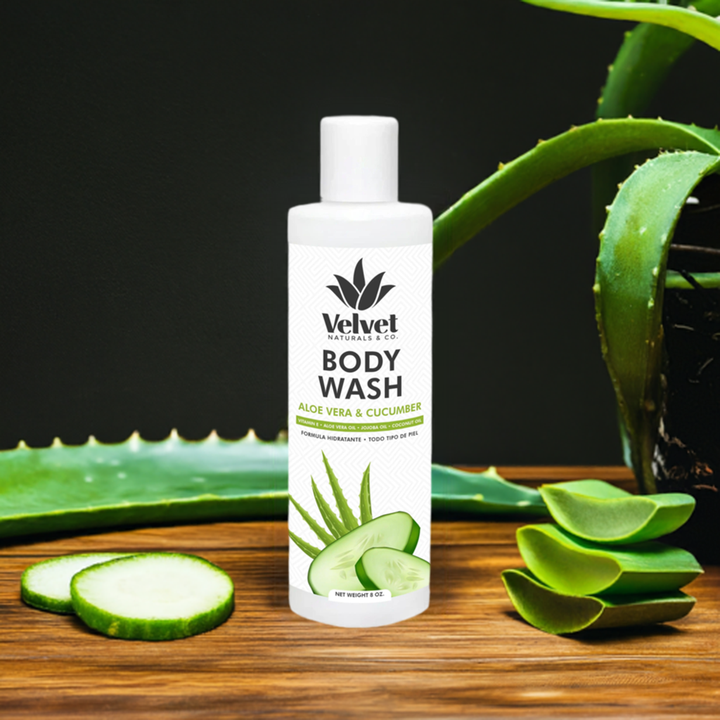 Aloe Vera & Cucumber • Body Wash - Velvet Naturals & Co.