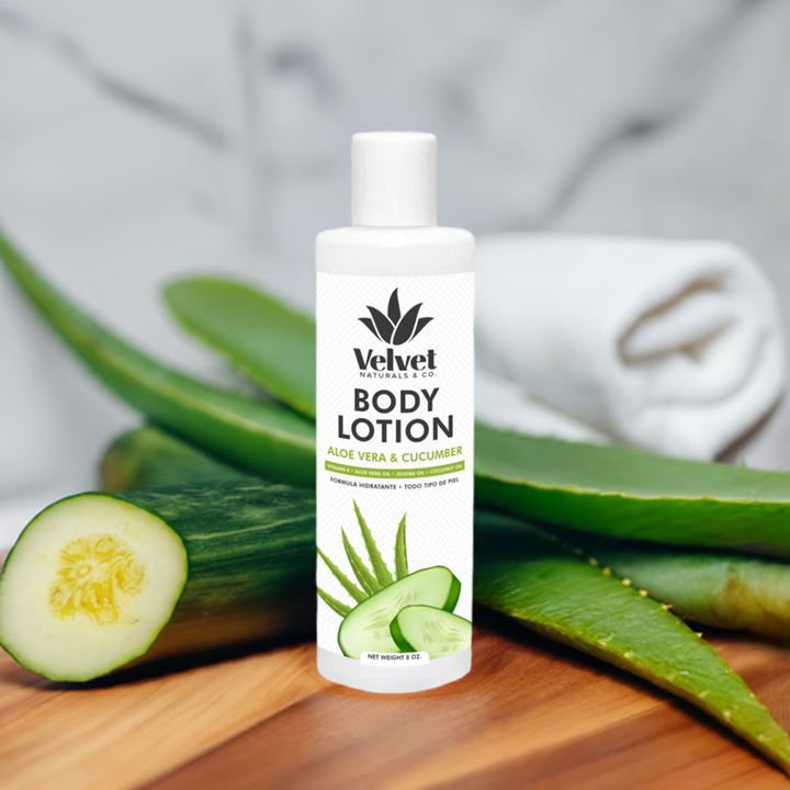 Aloe Vera & Cucumber • Body Lotion - Velvet Naturals & Co.