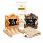 Home Spa con jabones, loción y accesorios