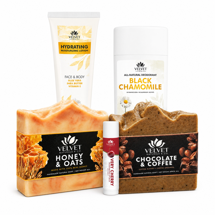 Ritual Completo con jabones, loción, desodorante y lip balm