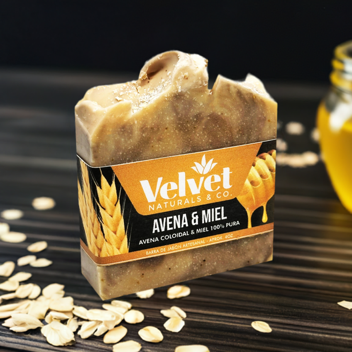 Miel & Avena • Barra Jabón - Velvet Naturals & Co.