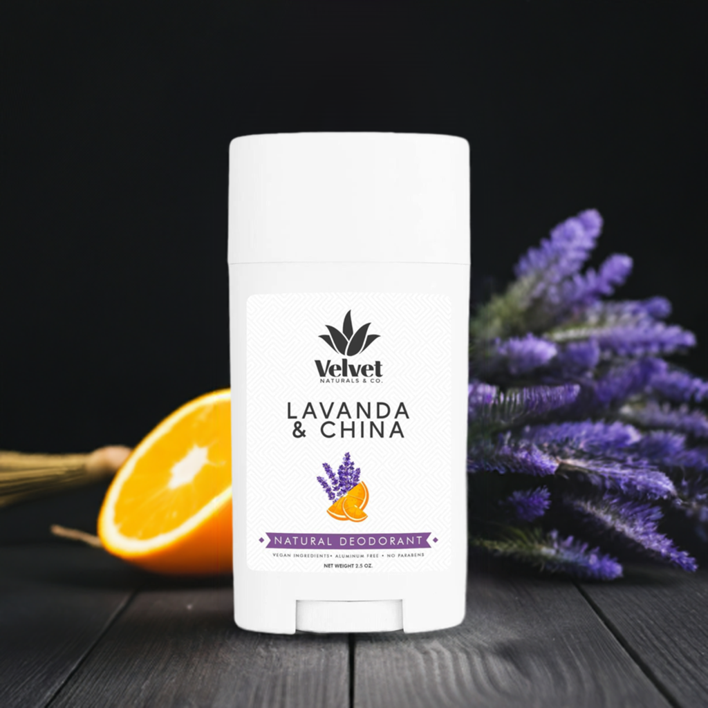 Lavanda & China Dulce • Desodorante Natural - Velvet Naturals & Co.