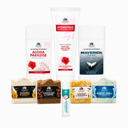 Ultimate Routine con ocho productos Velvet en proporciones reales